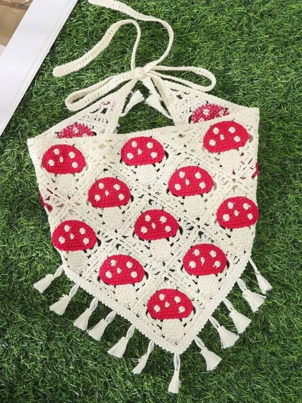 mushroom scarf S187